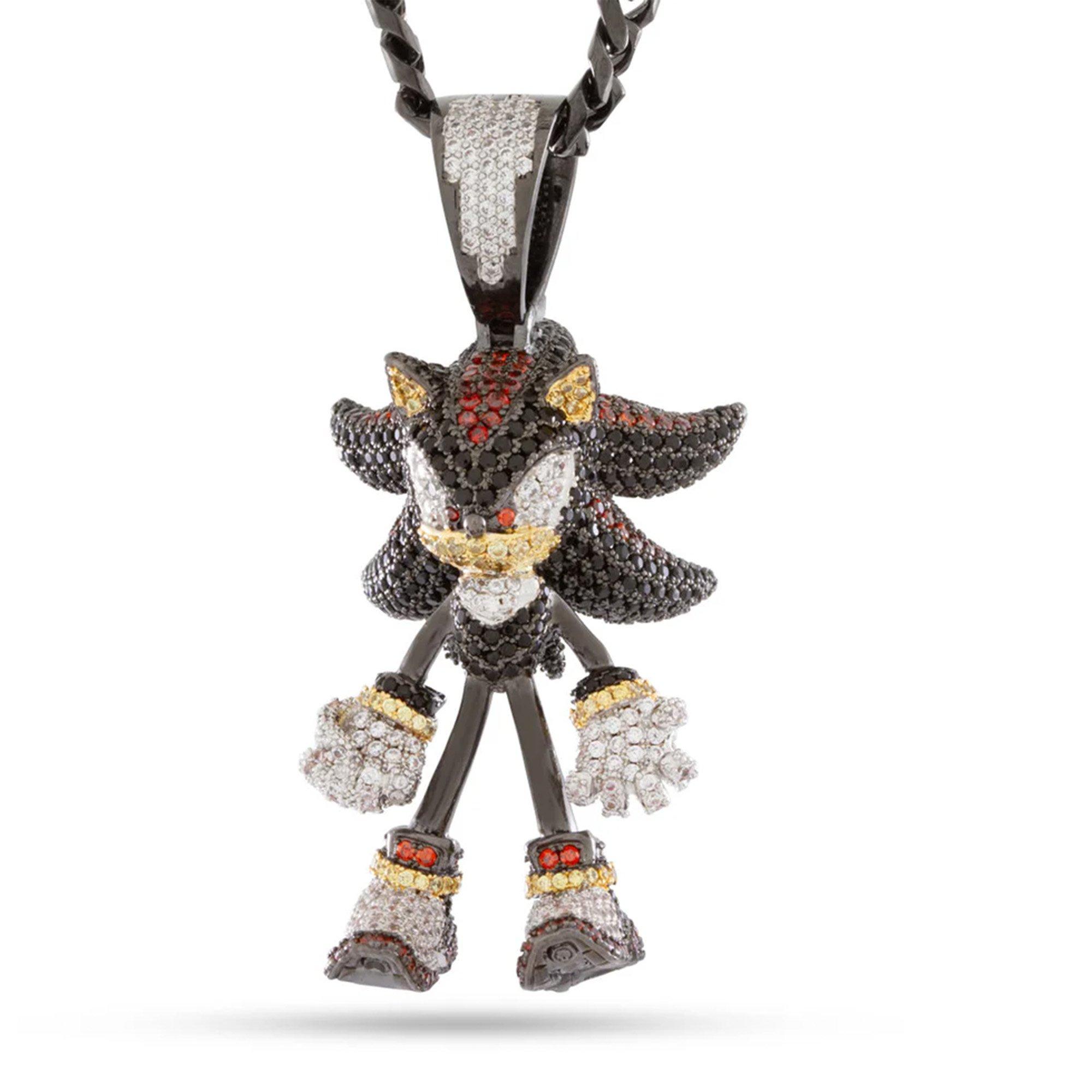 King Ice Sonic Fast Shadow Necklace - Black - BLACK